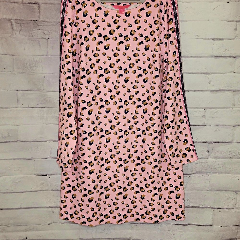 NWOT Beline Dress, “Pink Blossom Seeing Spots”, Size XL Lilly Pulitzer